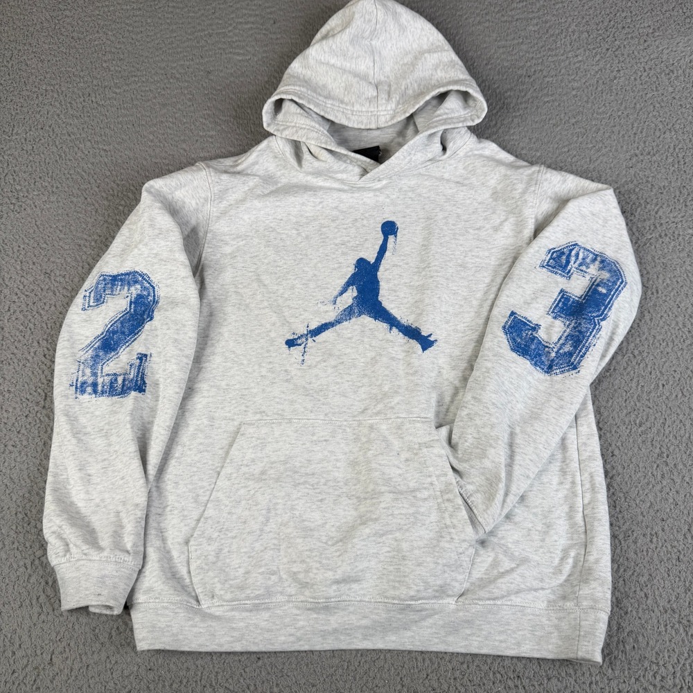 Jordan Hoodie Boys XL 13-15 Years Jumpman 23 Graphic Pullover Sweatshirt Sweater